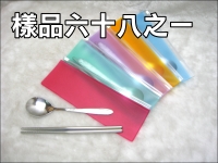 果凍袋不鏽鋼二入餐具組